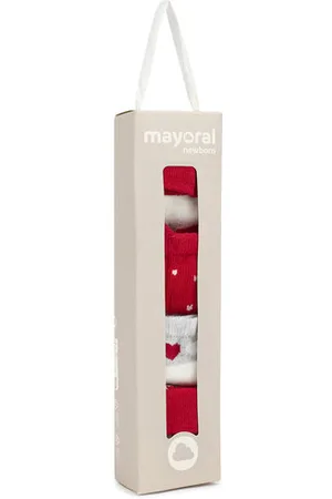Mayoral Zestaw 4 par wysokich skarpet dziecięcych 9.658 Regular Fit