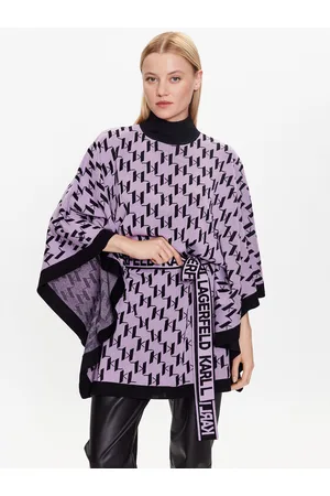 Karl Lagerfeld Ponczo 230W2007 Relaxed Fit