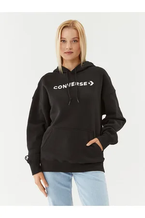 Converse Bluza Wordmark Fleece Hoodie Emb 10025690-A06 Regular Fit