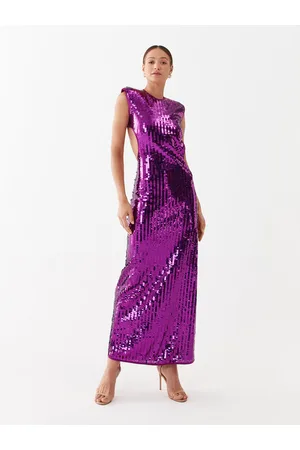 MVP Wardrobe Sukienka wieczorowa MVPE3AB055.0TL0053 Regular Fit