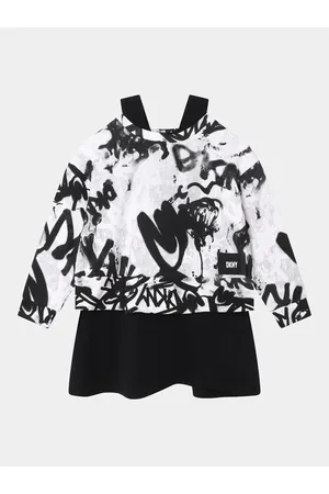 DKNY Sukienka dzianinowa D32888 D Regular Fit