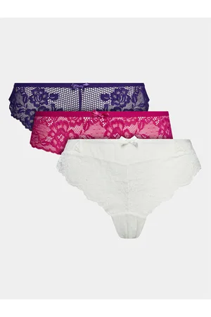 Hunkemöller Komplet 3 par stringów Bianca 202870