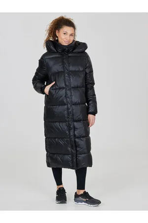 Athlecia Kurtka puchowa Elly W Maxi Puffer EA233361 Regular Fit