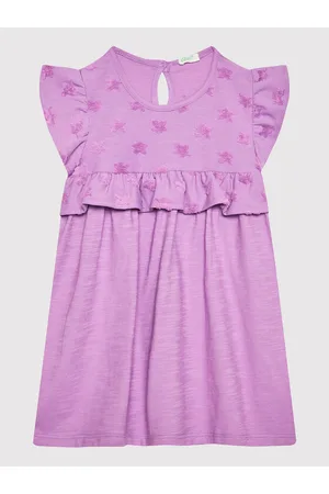 Benetton Sukienka codzienna 31KAAV001 Regular Fit