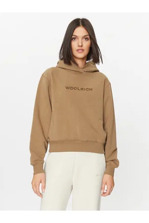 Woolrich Bluza Logo Hoodie CFWWSW0116FRUT3164 Regular Fit