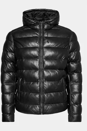 Serge Pariente Kurtka skórzana Warman Slim Fit