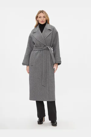 Ivy & Oak Płaszcz wełniany Claudia IO1123F1115 Loose Fit
