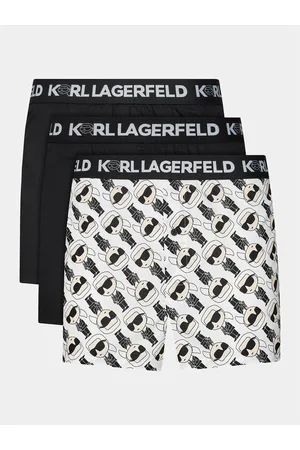 Karl Lagerfeld Komplet 3 par bokserek Ikonik 2.0 Woven Boxer (X3) 236M2102