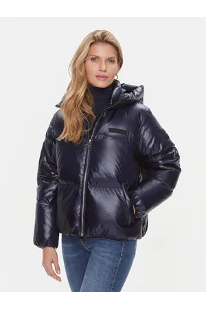 Tommy Hilfiger Kurtka puchowa New York Gloss WW0WW40836 Relaxed Fit