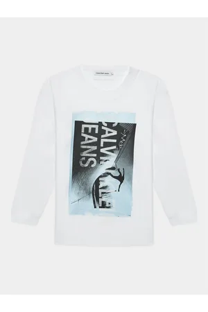 Calvin Klein Bluzka Photograph IB0IB01987 Loose Fit