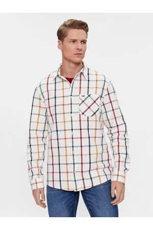 Tommy Hilfiger Koszula Check Flannel DM0DM18334 Regular Fit