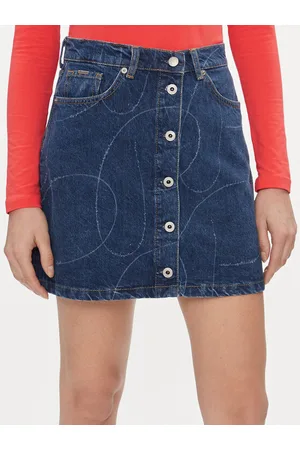 Pepe Jeans Spódnica jeansowa Winnie PL901097 Regular Fit