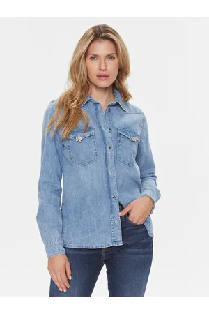 Guess Koszula jeansowa W4RH75 D59K1 Regular Fit