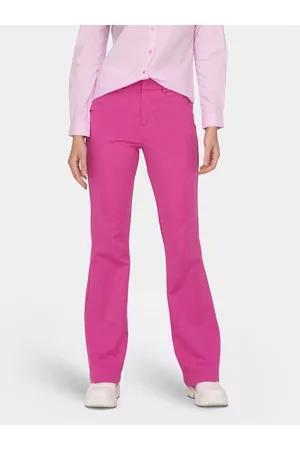 ONLY Spodnie materiałowe Peach 15298660 Flared Fit