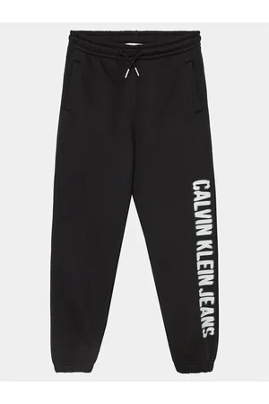 Calvin Klein Spodnie dresowe Pixel Logo IB0IB01935 Relaxed Fit