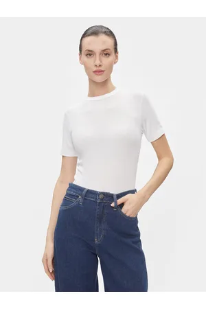 Calvin Klein T-Shirt Modal Rib Ss Tee K20K206404 Slim Fit