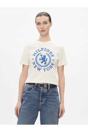 Tommy Hilfiger T-Shirt Reg Crest C-Nk Tee Ss WW0WW41058 Regular Fit