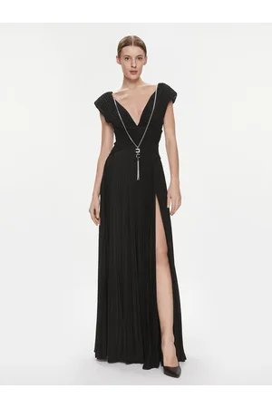 Elisabetta Franchi Sukienka wieczorowa AB-563-41E2-5754 Regular Fit