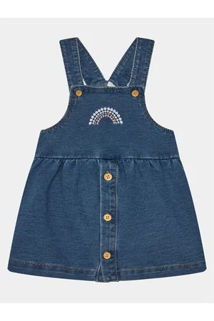 Benetton Sukienka jeansowa 4BAYAV00E Regular Fit