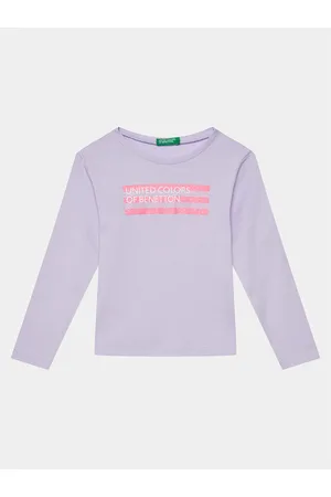 Benetton Bluzka 3I9WG10D5 Slim Fit