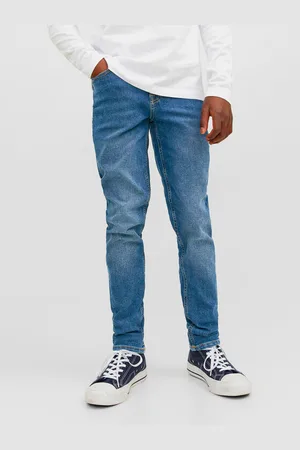 JACK&JONES JUNIOR Jeansy Glenn 12257362 Slim Fit