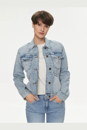 Wrangler Kurtka jeansowa Heritage 112350342 Regular Fit