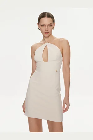 Elisabetta Franchi Sukienka koktajlowa AB-514-41E2-V300 Slim Fit