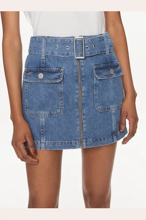 Tommy Hilfiger Spódnica jeansowa DW0DW17668 Regular Fit