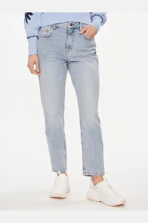 Benetton Jeansy 49BTDF02Z Cropped Fit