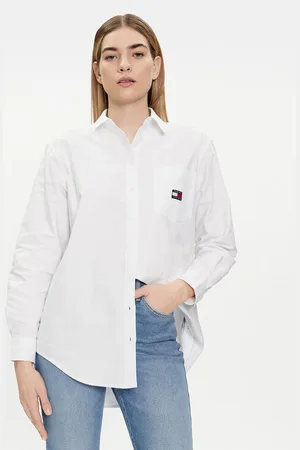 Tommy Hilfiger Koszula Badge DW0DW17807 Relaxed Fit