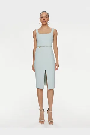 Elisabetta Franchi Sukienka koktajlowa AB-538-41E2-V380 Slim Fit