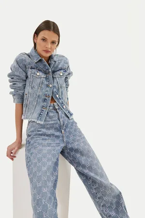Liu Jo Kurtka jeansowa UA4096 D4854 Regular Fit