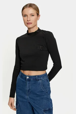 Vans Bluzka Mini Mock Neck Ls VN0007EZ Slim Fit