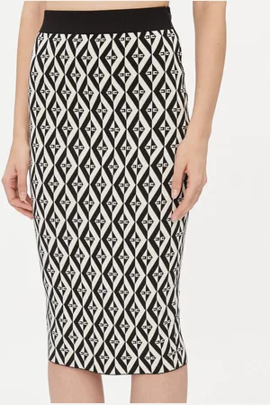 Elisabetta Franchi Spódnica ołówkowa GK-81B-36E2 Slim Fit
