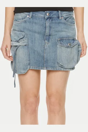 Replay Spódnica jeansowa W9934 .000.794 Regular Fit