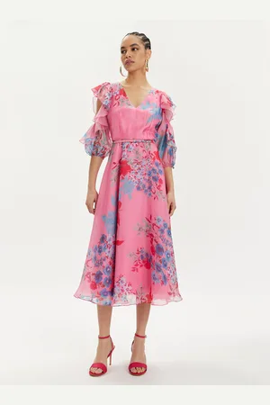 NISSA Sukienka koktajlowa RS14867 Regular Fit