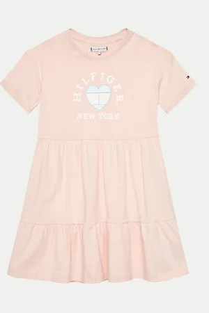 Tommy Hilfiger Sukienka codzienna Heart KG0KG07926 D Regular Fit