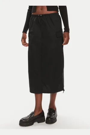 Brave Soul Spódnica midi LSKW-272KELISBK Straight Fit