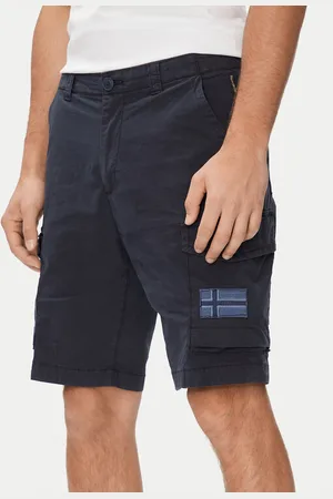 Napapijri Szorty materiałowe N-Horton NP0A4HOS Regular Fit
