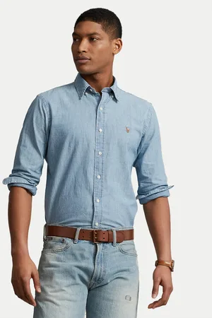 Ralph Lauren Koszula jeansowa 710792042001 Custom Fit