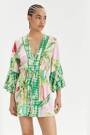 Maaji Kimono Retro Palms PT2472CPO001 Relaxed Fit