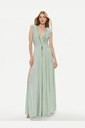 Elisabetta Franchi Sukienka wieczorowa AB-563-41E3-5754 Regular Fit