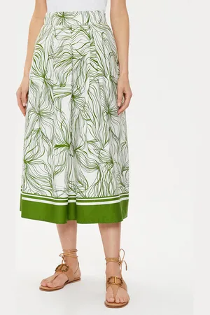 Benetton Spódnica trapezowa 4LMAD003M Regular Fit