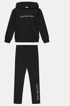 Calvin Klein Komplet bluza i legginsy Inst Logo IU0IU00658 D Regular Fit