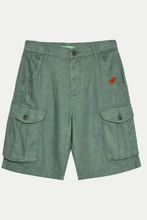 Benetton Szorty materiałowe 424RC902X Regular Fit