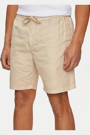Pepe Jeans Szorty materiałowe Relaxed Linen Smart Shorts PM801093 Regular Fit
