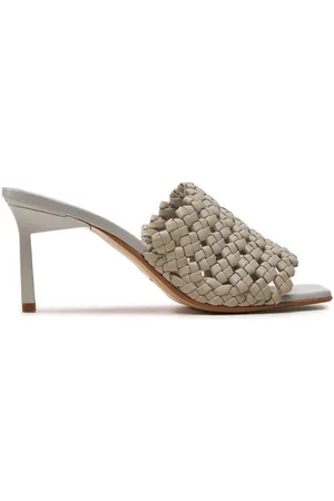 Calvin Klein Klapki Heel Mule Sandal 70 Latt HW0HW02144