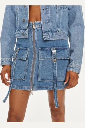 Gestuz Spódnica jeansowa Zoy 10908709 Slim Fit