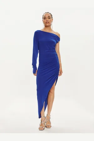 Norma Kamali Sukienka koktajlowa KK1243PLC43805 Slim Fit