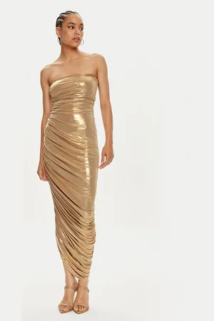 Norma Kamali Sukienka wieczorowa ST1243LMD46008 Slim Fit